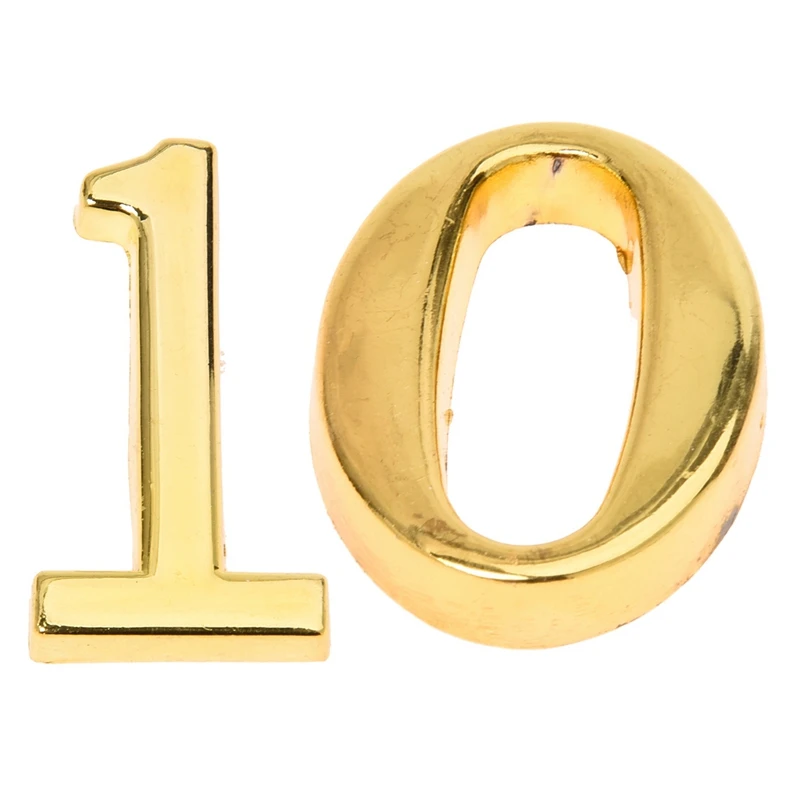 Топ 2 шт. домашний практичный золотой дом Адрес двери отеля налет номер с Srew