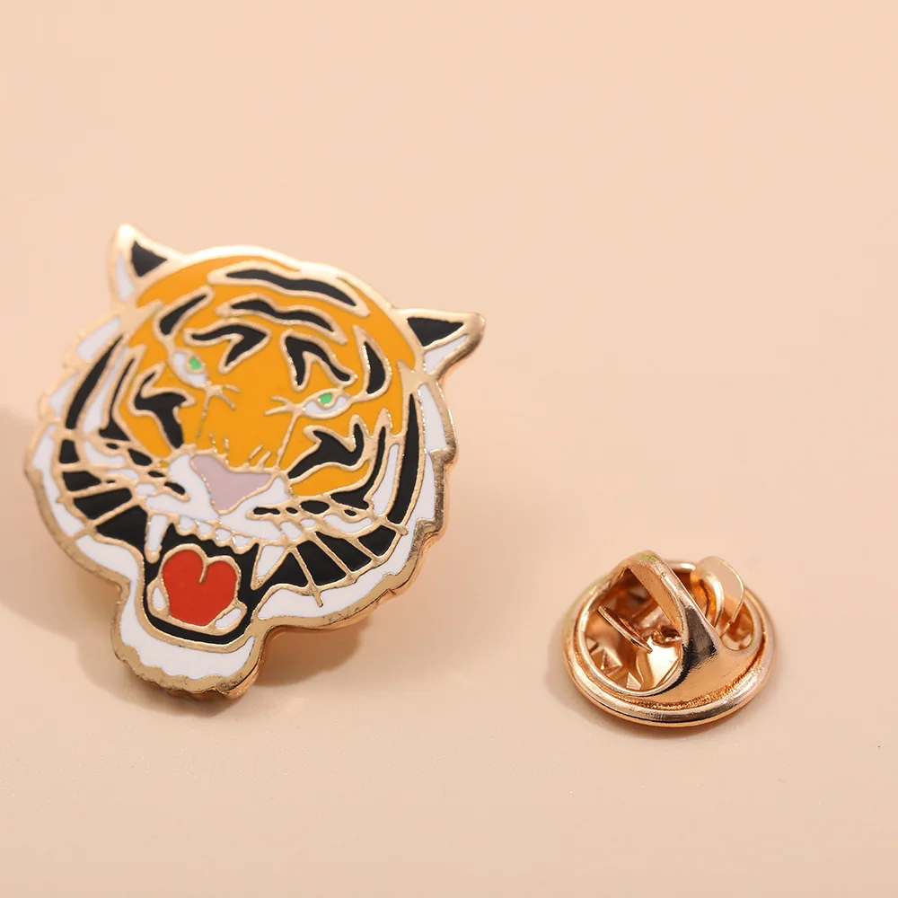 Тигровый китайский стиль животное из мультфильма популярная эмалированная
