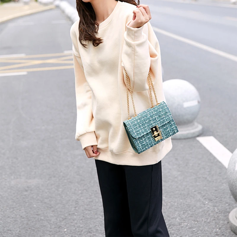 

2020 New Lady Shoulder Bag Fashion Portable Small Square Bag Messenger Bag Fashion Lady Shoulder Bag QWE171-QWE175