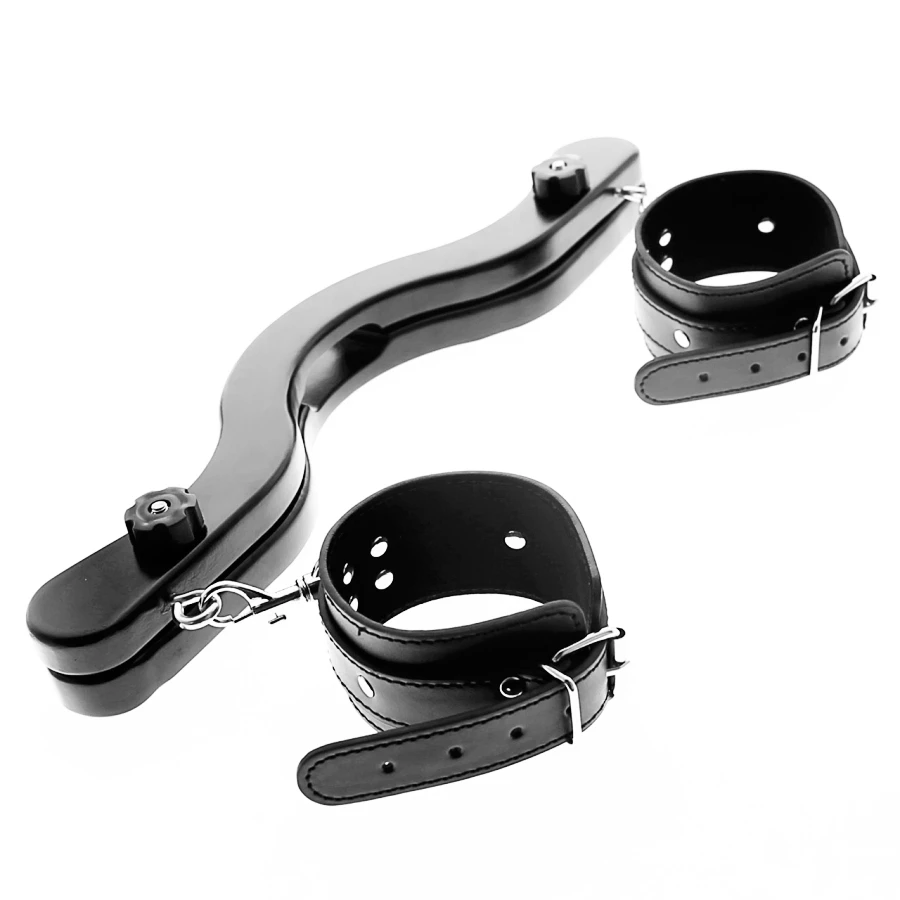 

The Humbler with Ankle Cuffs CBT Cock & Ball Torture BDSM Ball Stretcher Lockble Bondage Scrotum Pendant BALL SMASHER CRUSHER