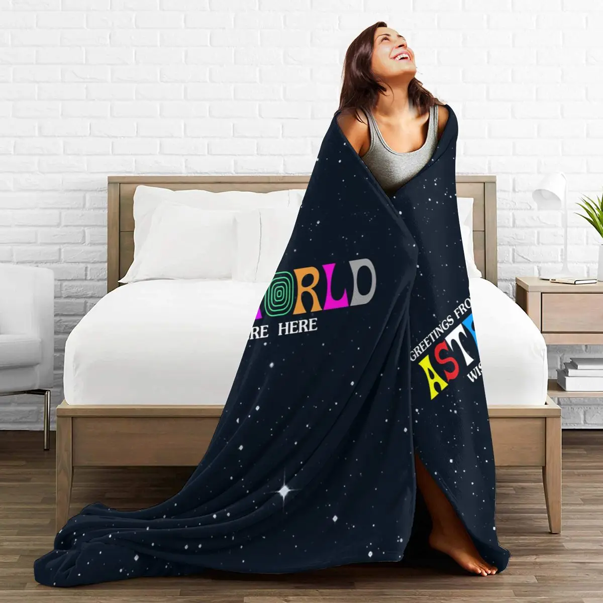 

3D Cartoon Sherpa Blanket Warm Super Soft Flannel Office Nap Bedspread Sofa Bedding Plush Quilt Plaids 296055509