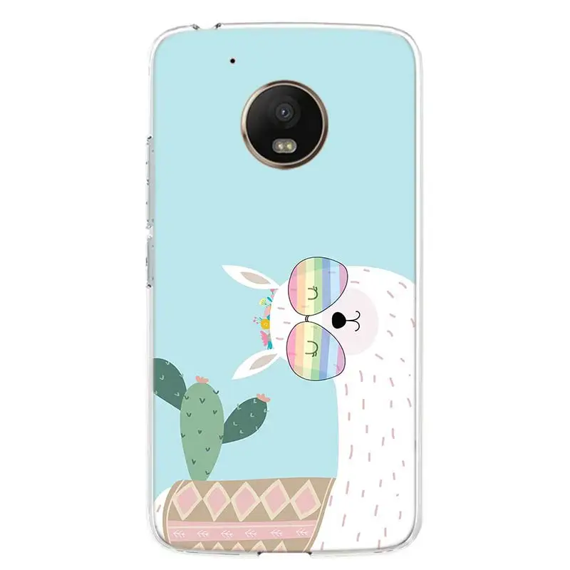lama llama alpacas animal phone case for motorola g9 play g8 plus g30 g7 power capa moto one vision fusion g6 g5 e6 e5 cover free global shipping