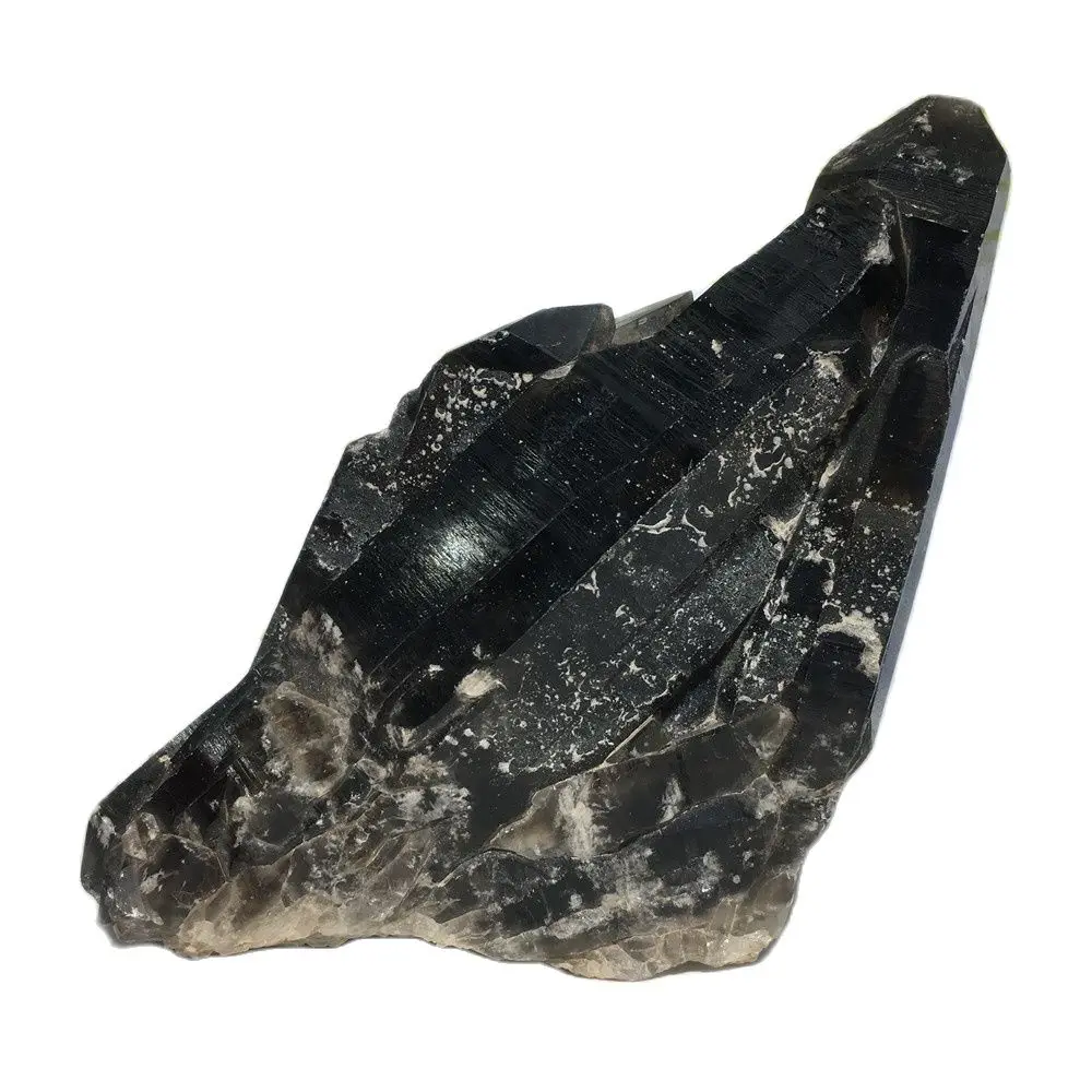 

Natural Smoke Quartz Crystal Cluster Specimen Ornament For Home Decor Collection Rough Smoky Ore Mineral Stone Reiki Healing