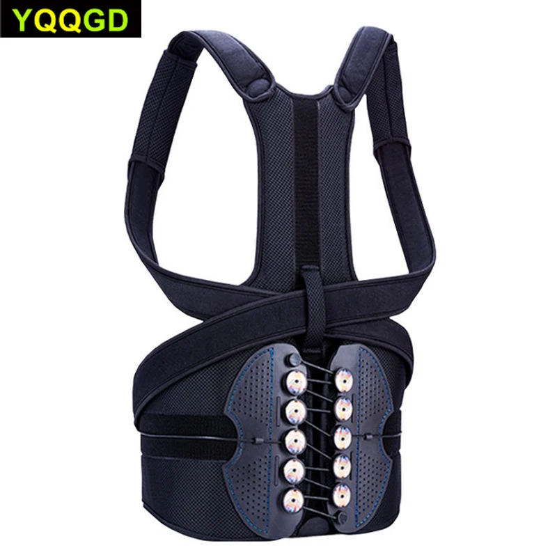 1 шт. корсет для спины Корректор осанки Полная поддержка ремни облегчения боли в