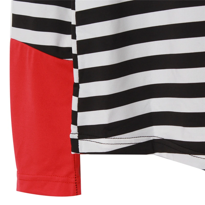 

Vintage Spring Autumn Contrast Color Patchwork Long Sleeve Shirt O Neck Striped Shirt Women Office Lady Fashion Clothes Top