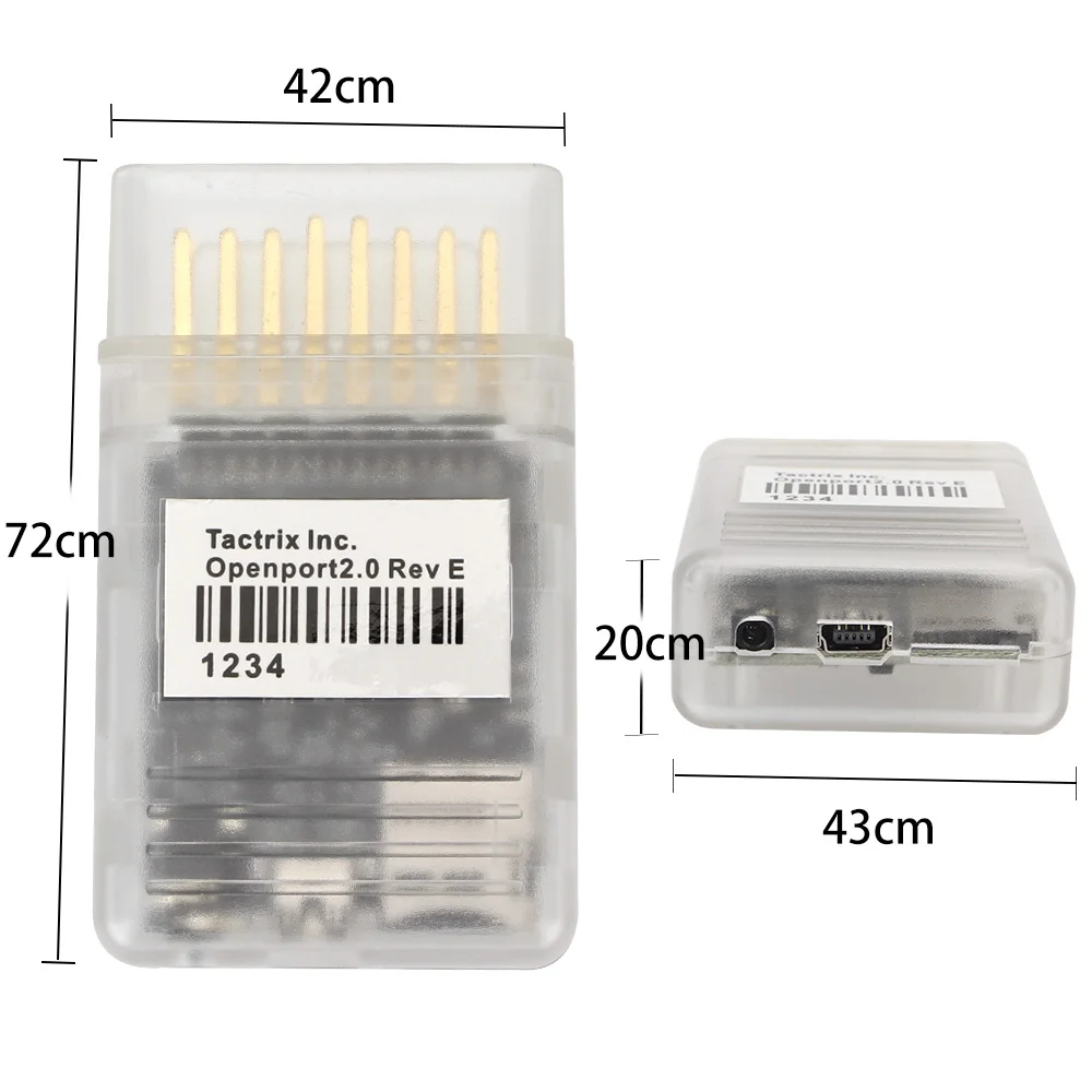 Инструмент для настройки чипа ECU Tactrix Openport 2 0 OBD2 OBDII коннектор FLASHCar