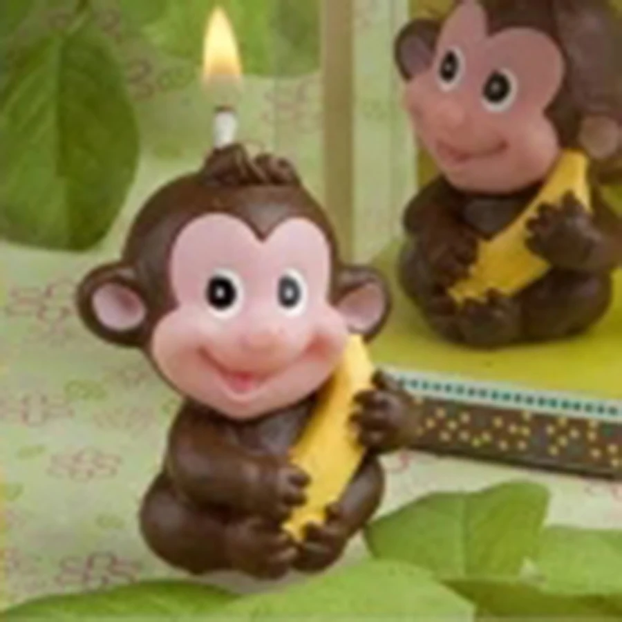 Ароматические свечи на день рождения для торта восковые животные подарок