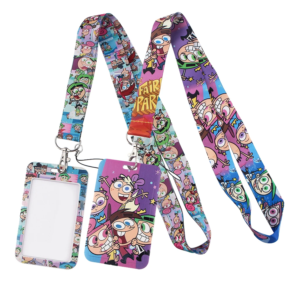 

PF410 Dongmanli Anime Neck Strap Lanyards Keychain ID Card Pass Hang Rope Lariat Lanyard Key Chain Key Ring Badge Holder Gifts