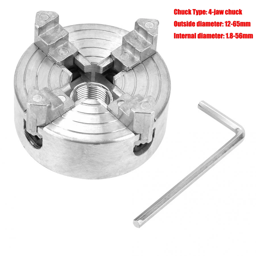 Новый металлический токарный патрон Z011A цинковый сплав 4 кулачковый зажимного