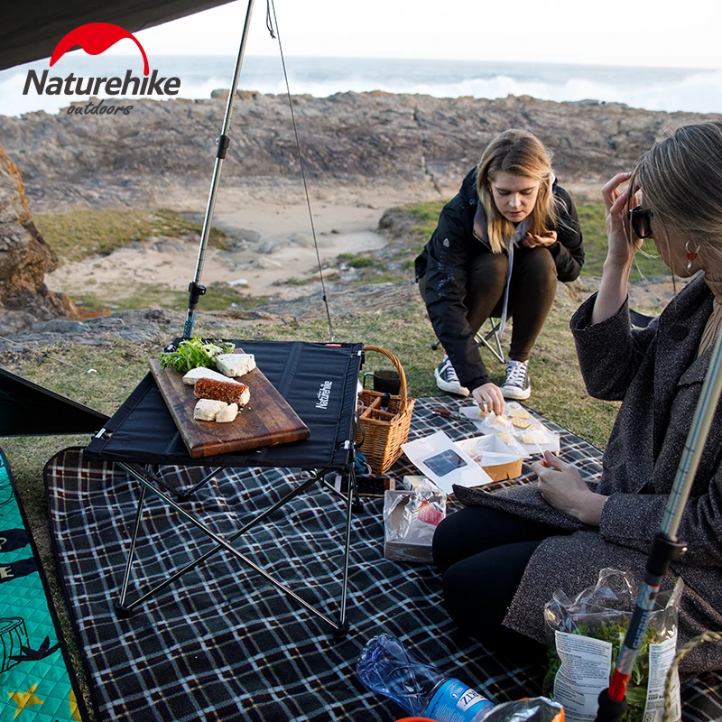 Naturehike кемпинг стол складной переносной для пикника сверхлегкий алюминиевый