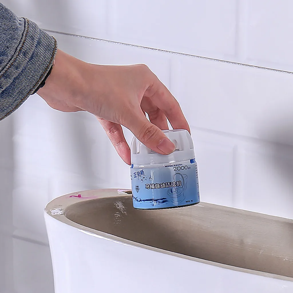 Autoile автоматический очиститель для туалета Magic Flush Bottled Helper Blue Bubble удивительные продукты для ванной обустройства дома