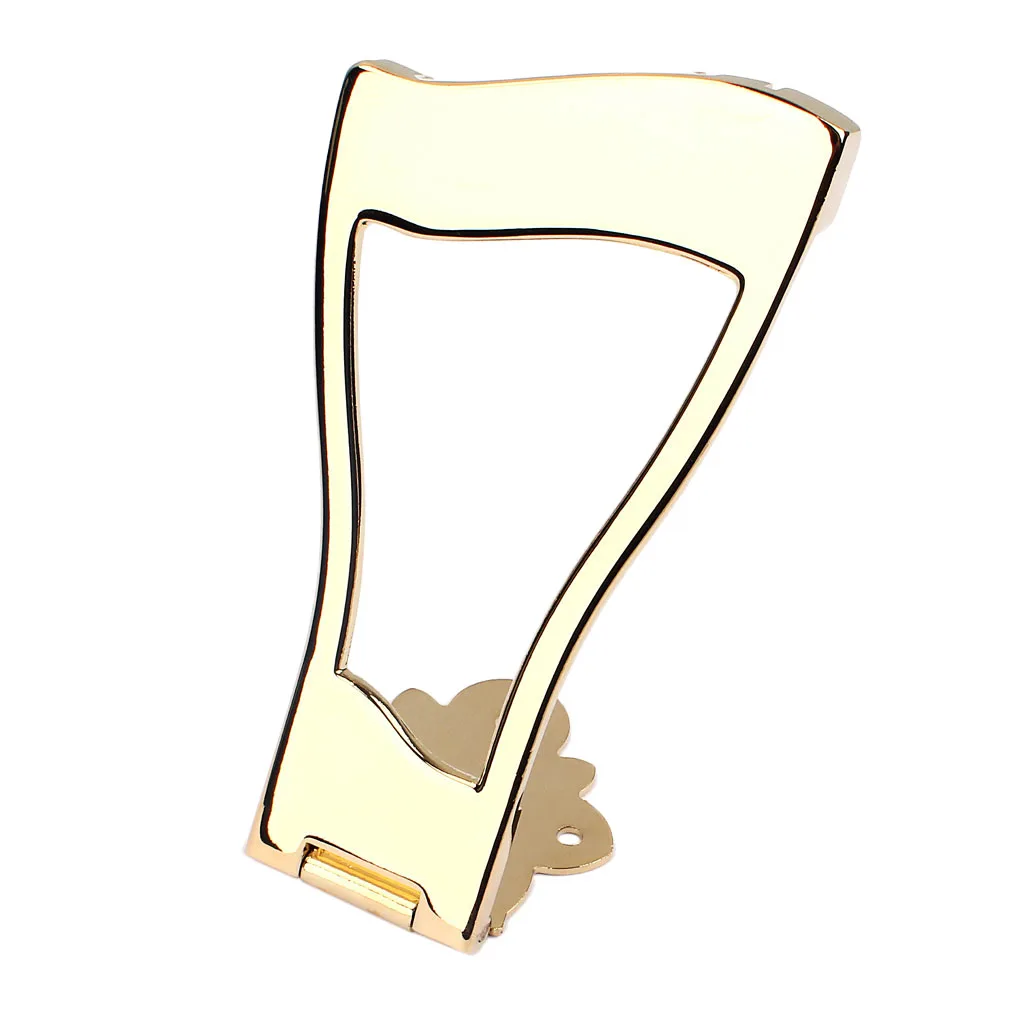 Metal 6 Strings Jazz Guitar Bridge Tailpiece Replacement for Hollowbody Archtop Gold | Спорт и развлечения