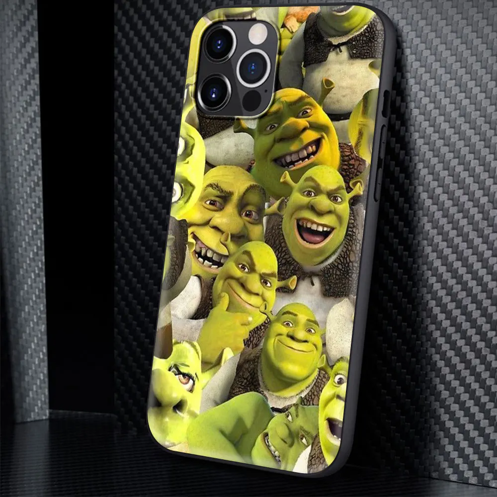 

Moive Shrek Coon Phone Case for iPhone 11 12 Max Pro 7 8 Plus X XS Max XR SE(2020) 6 6S Plus Soft Shell Coque Cover