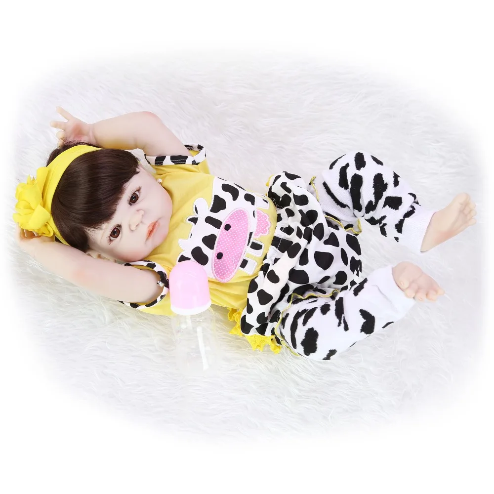57 см Reborn Baby Dolls полное тело силикон 23 ''реалистичные дети кукла игрушка для малыша как настоящая Boneca возрожденная менина подарки