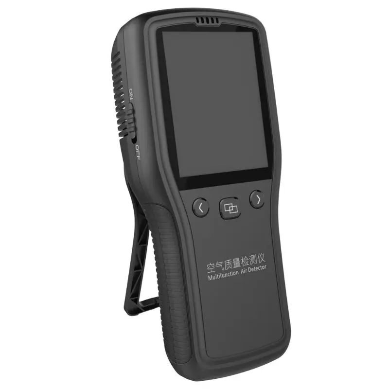 

PM2.5 Detector Air Quality Monitor Digital Testing Appliance For Supervising Formaldehyde TVOC PM2.5 PM10 HCHO