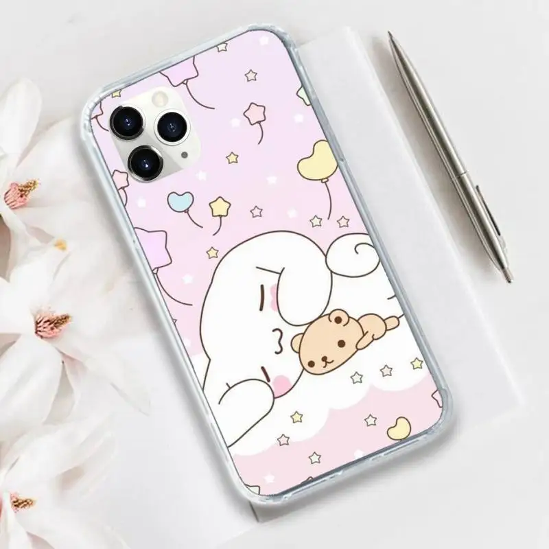 

Cute cartoon sanrio Phone Case Transparent for iPhone 11 12 mini pro XS MAX 8 7 6 6S Plus X 5S SE 2020 XR