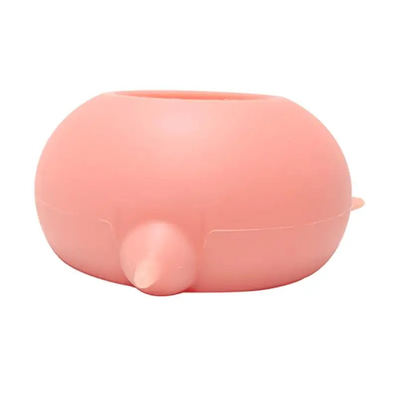 Силиконовая миска для кормления домашних животных емкость собак кошек 3 соска