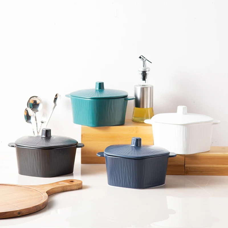 Корейская большая миска с керамической ручкой рамен лапша Салатница суп