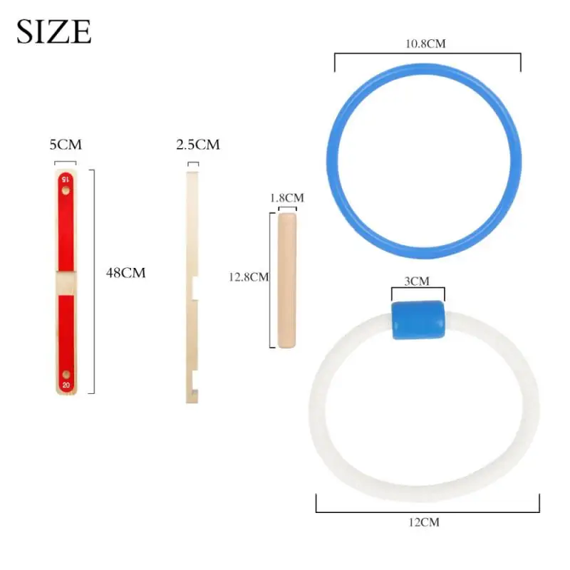 

Ring Toss Games For Kids - Indoor Holiday Fun Or Outdoor Yard Game For Adults & Family - Easy To Set Up With Compact Carry