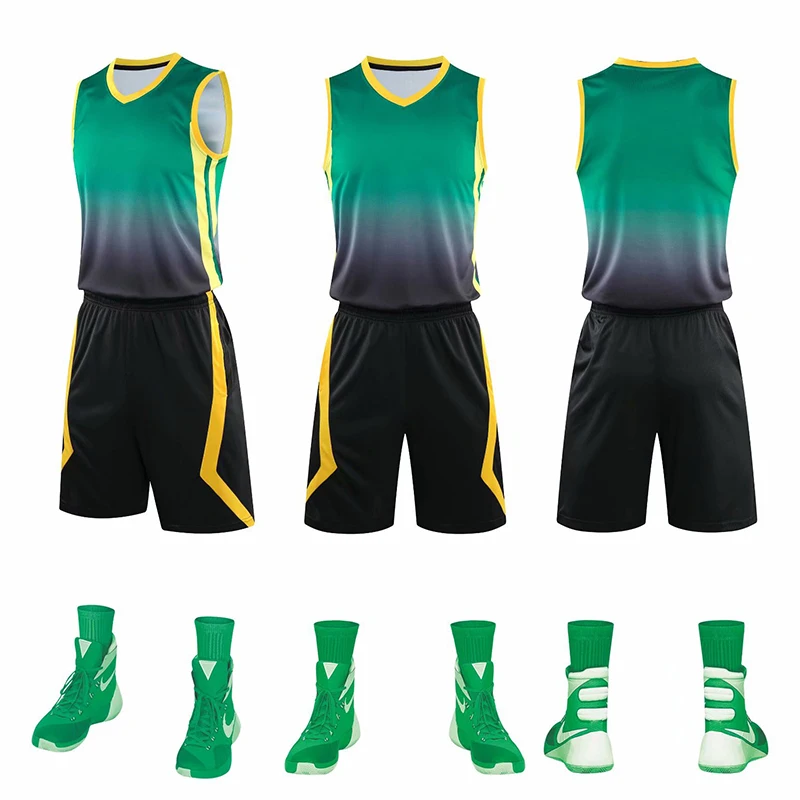 

New Student Basketball Jerseys Match Sets Men's Women Game Uniform Suit Team Basketball Shirts Shorts Set Sports Jersey Custom