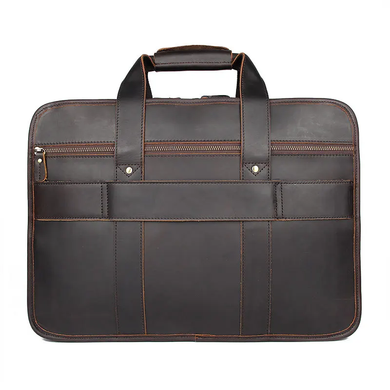 Многофункциональный кожаный портфель MAHEU для мужчин брендовая роскошная