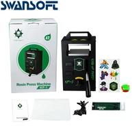 swansoft 4ton hydraulic vapor rosin press machine kp 1 heat press power dual heated plates portable oil wax extracting tool