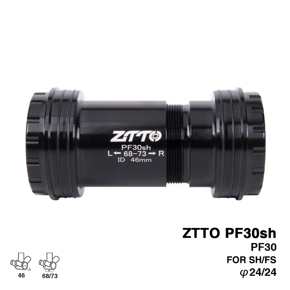 ZTTO BB30sh BB30 пара Замковая ось шуруп-в поворот shimano GXP зубной лоток | Спорт и