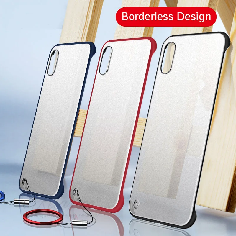 Ультра-тонкий акриловый чехол для iPhone X XS Max 7 8 Plus прозрачная задняя крышка 6 6S |