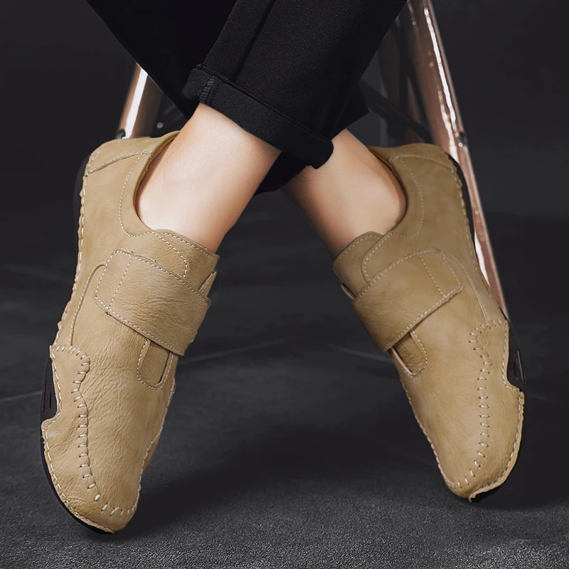 Мужские Повседневная кожаная обувь для мужчин светильник из дышащего материала