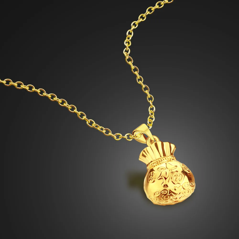 Милое ожерелье с подвеской в виде сумки для денег Женская одежда и аксессуары