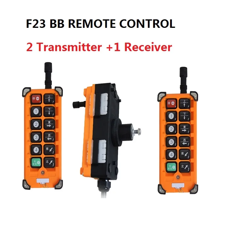 220VAC 12V 24V 36V 380V Wireless Crane Remote Control F23-A++S Industrial Remote Control Hoist Crane Push Button Switch