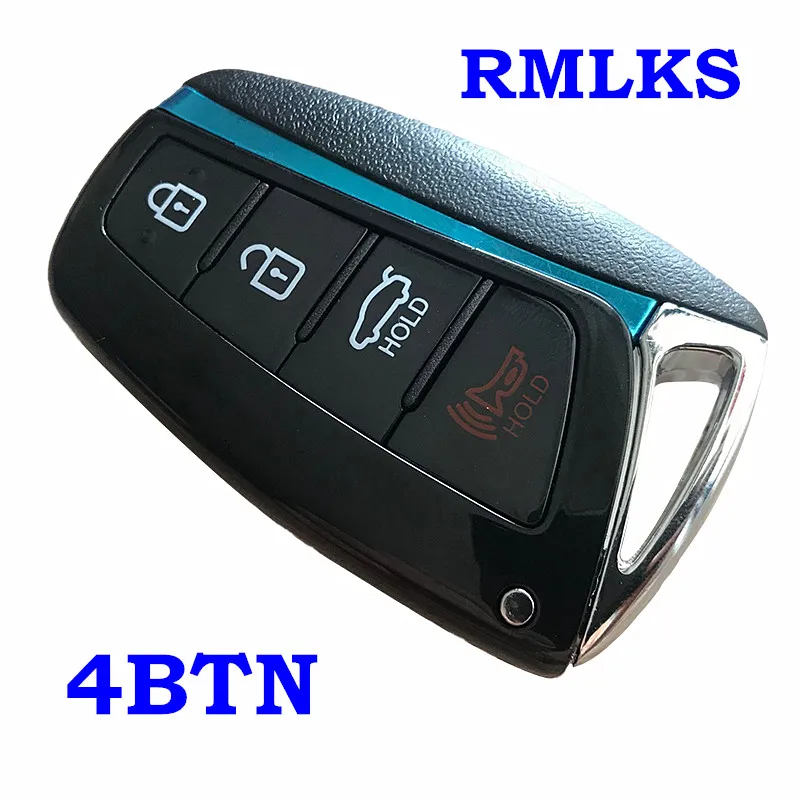 

Replacement Auto Key Shell 4 Buttons Fit for Hyundai Genesis 2013-2015 Santa Fe Equus Azera Remote Control Parts