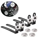 4 шт. металлический L-образный кронштейн для кузова автомобиля на радиоуправлении с магнитом для 110 радиоуправляемого гусеничного автомобиля Axial SCX10 90046 90047 D90 фиксированный кронштейн запчасти