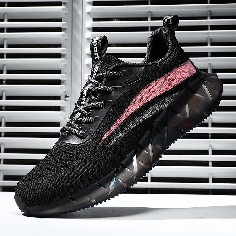 

Весенняя брендовая мужская обувь красного цвета; Повседневные высококачественные дышащие кроссовки; Zapatos Hombre; Мужская Спортивная обувь; ...