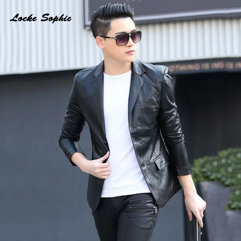 Мужская модель локомотивная куртка блейзеры осень 2020 искусственная кожа