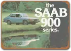Коллекция 1979 года, автомобильные винтажные жестяные знаки Saab 900, металлические таблички Sisoso, Постер для гаража, мужская пещера, Ретро Декор стен