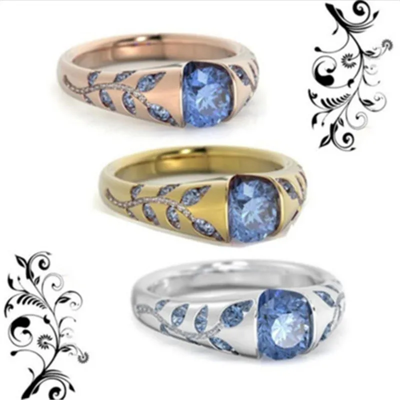 

Sunshine Women Jewelryr Rings White Wedding Ring Sz 6-10