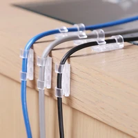 20 pcs cable cords organizer set usb charging cable management winder clip desktop workstation cable wire cord holder