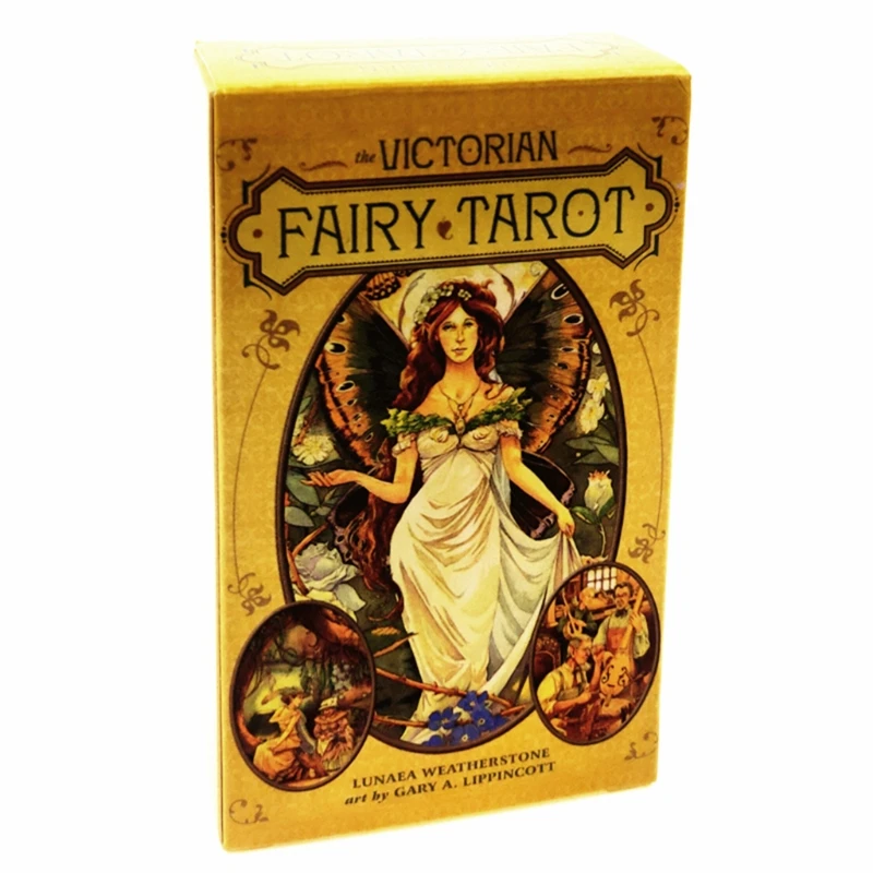 

Victorian Fairy Tarots 78-Card Deck English Oracle Cards Divination Board Game