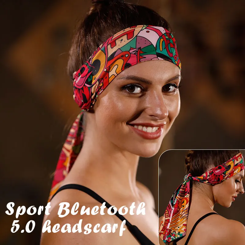 Hot Selling Sleeping Headphones Bluetooth 5.0 Headband Outdoor Sports Head Band with Stereo Speakers Long Lasting for Workout | Спорт и