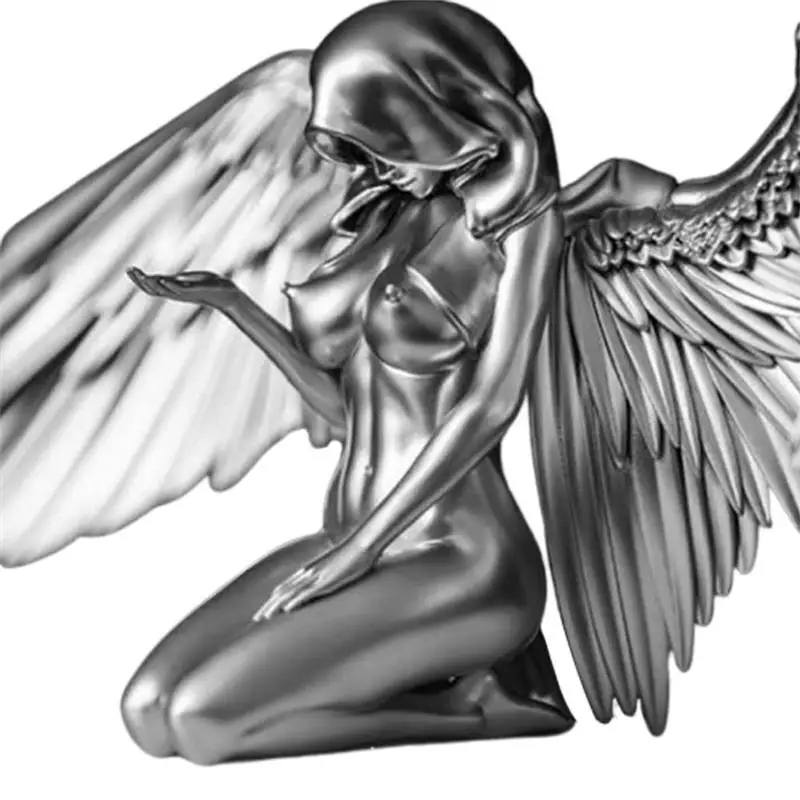 

Angel Art Sculpture Home Decoration 3D Resin Statue Angel Wings For Living Room Bedroom Home Decor Garden Statue Artwork