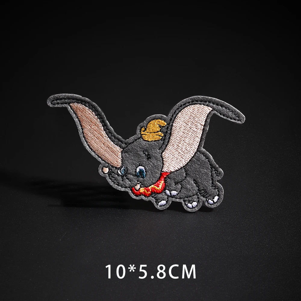 N3-BT4300 Мультфильм Dumbo нашивки со слонами клеящиеся утюгом украшения Мой сосед Тоторо ткань аппликации 3D Diy милое крыло свободы не лицо значки - Цвет: N3-BT4300
