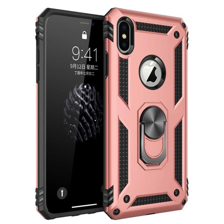 Чехол для мобильного телефона с магнитной защитой iphone 6 7 8 XS XR MAX PLUS кольцевой