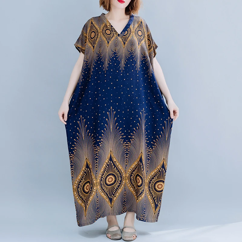 Летние африканские платья для женщин новинка 2020 модное повседневное хлопковое