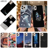 phone case for iphone 13 12 11 pro xs max 7 8 6 6s plus 13mini se2020 x xr cartoon astronaut moon soft tpu silicone cases cover