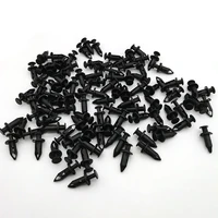 100pcs 8mm plastic fastener rivets atv utv ssv body bumper fender clips