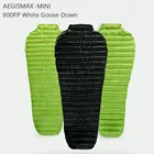 Мини-спальный мешок AEGISMAX, белый гусиный пух, ультралегкий, для кемпинга, для взрослых, для весны и осени