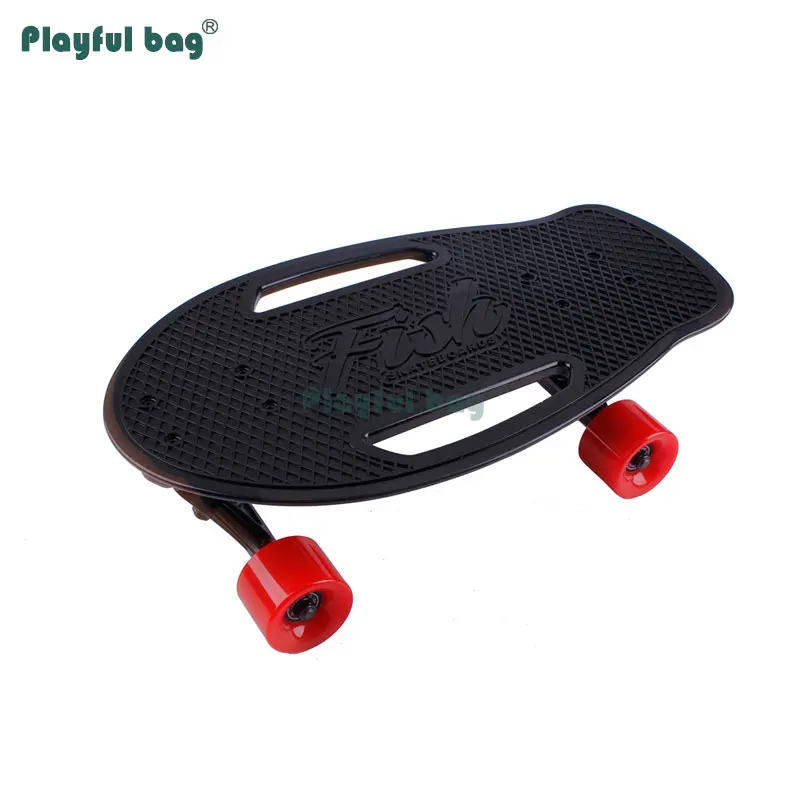 Playful Bag 17*10inch Beetle MINI SKATEBOARD Durable PP skateboard Aluminium alloy truck Short board for adult  Fish board AMA61