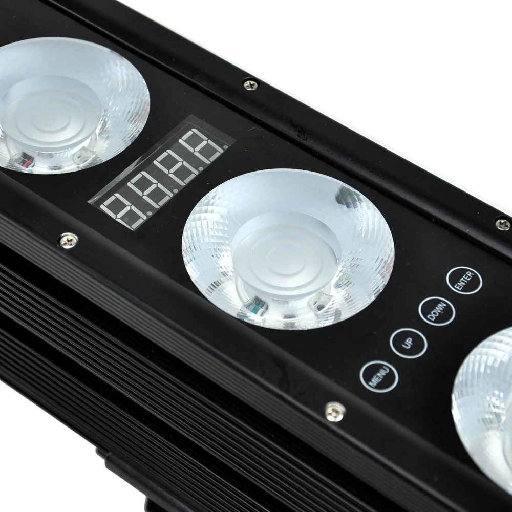 

TIPTOP New 7 x 30W COB RGBW 4IN1 Color Waterproof Led Flood Light Outdoor Pixel Led Individual Control Touch Key Display Menu