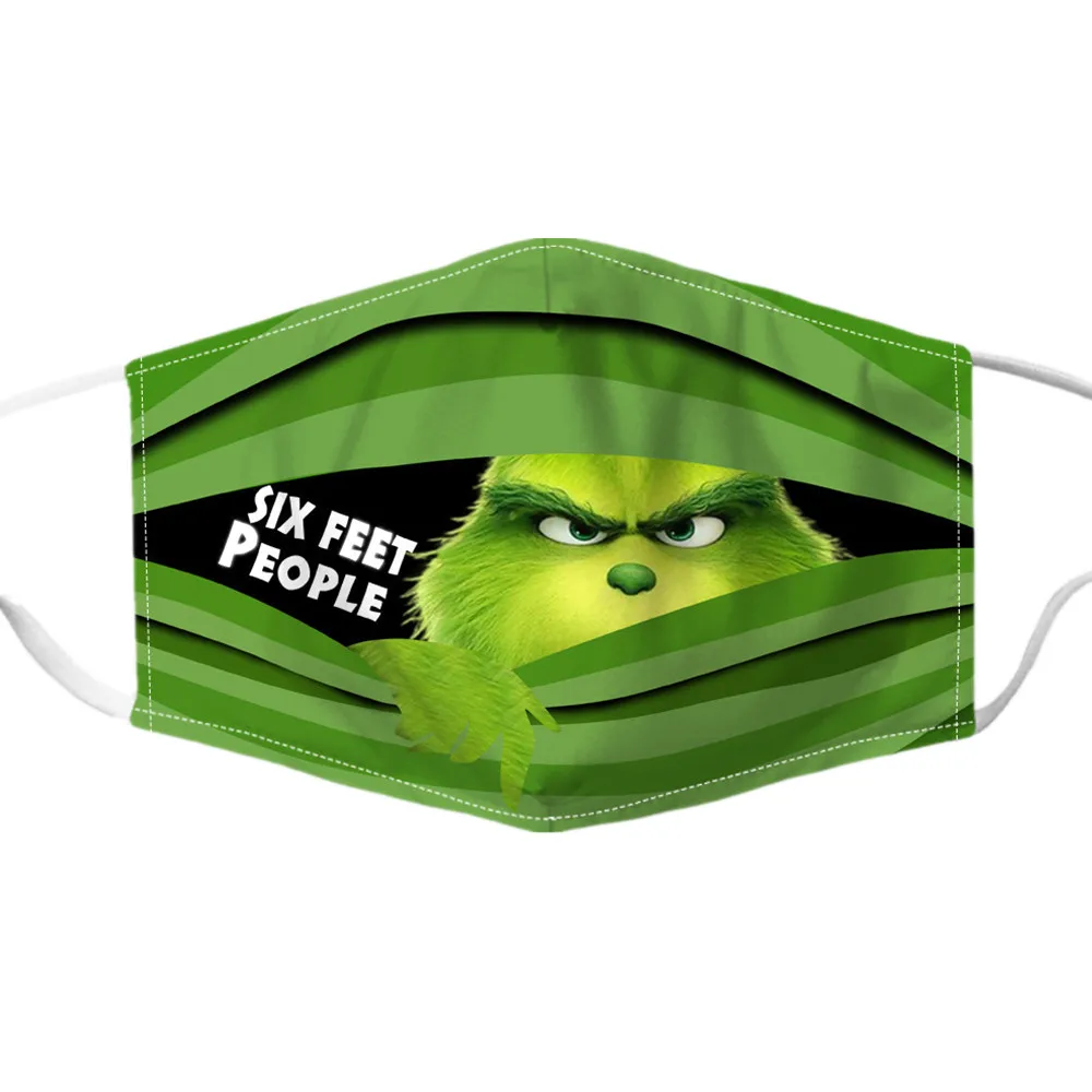 Как Гринч украл Рождество Собака Косплэй костюм Уход за кожей лица маска против